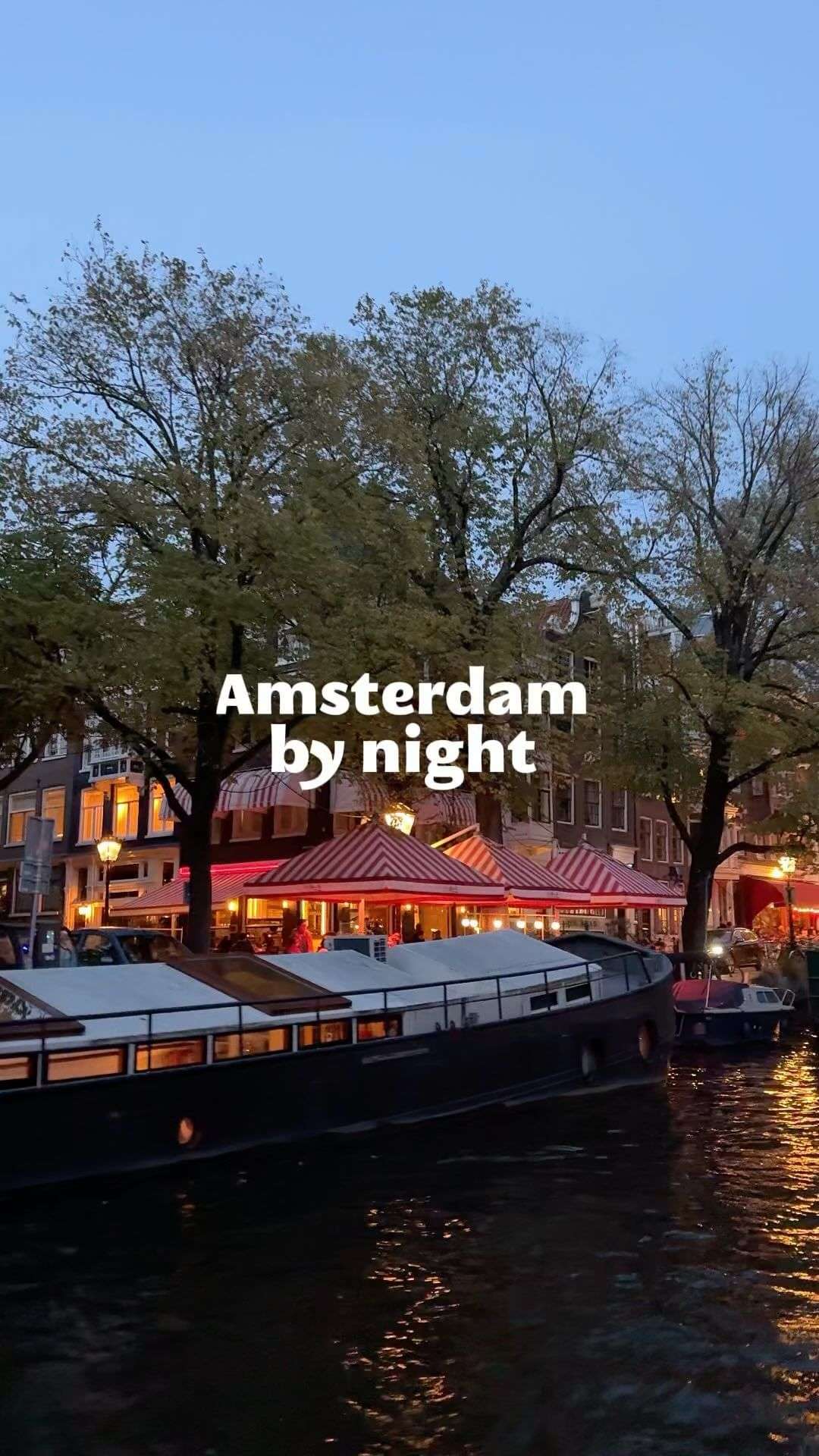 Send this to somone you want to cruise the Amsterdam canals with this autumn!