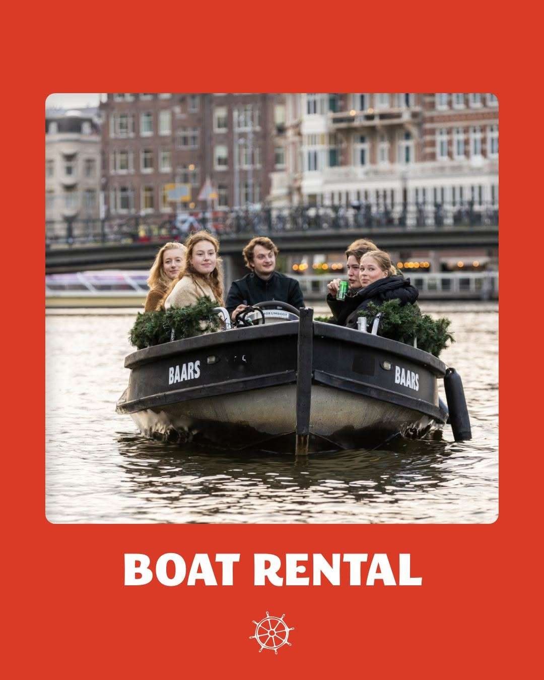 It's time to experience Amsterdam on your own, with your own boat.