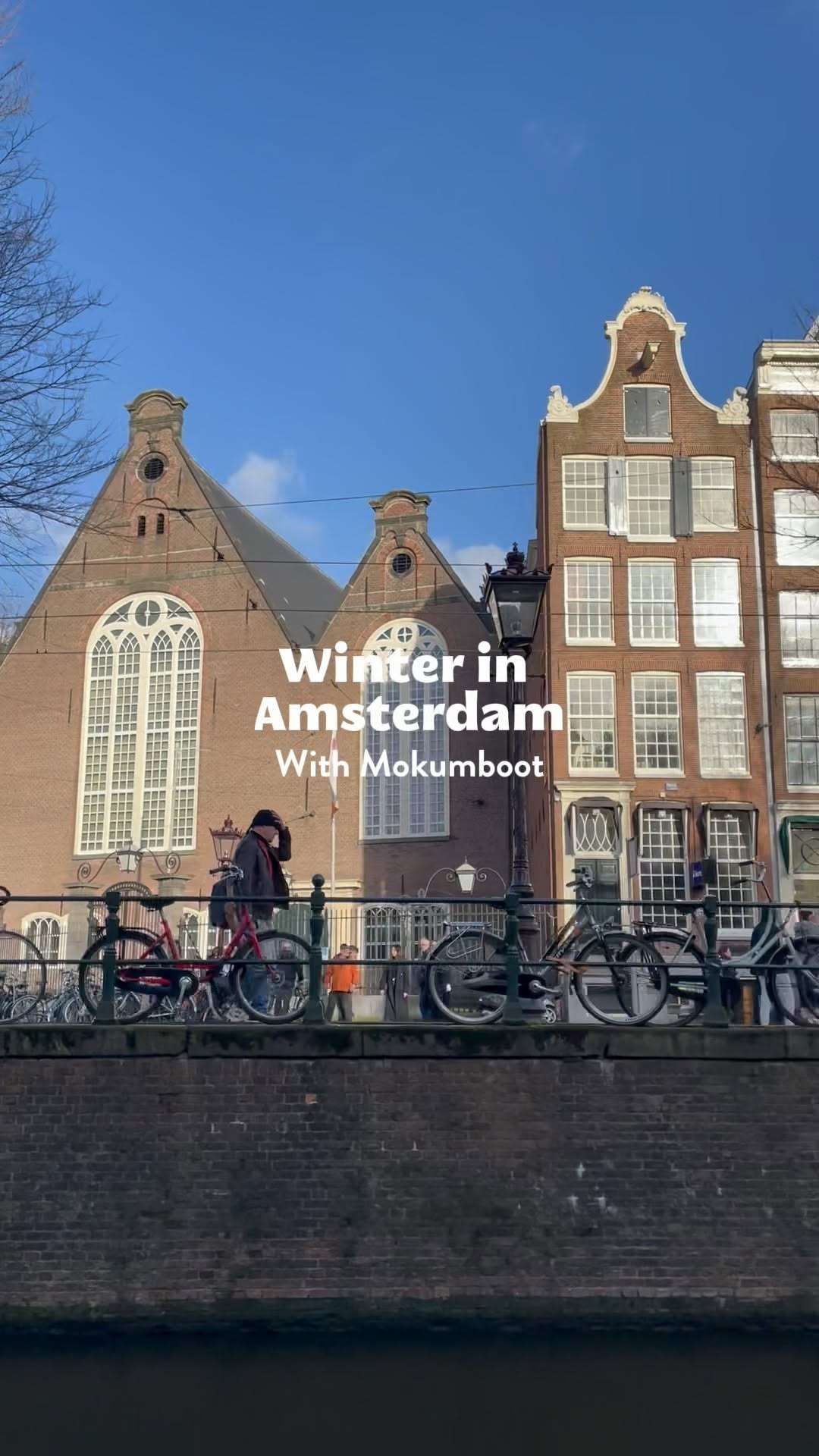 Coffee, friends and the canals of Amsterdam.