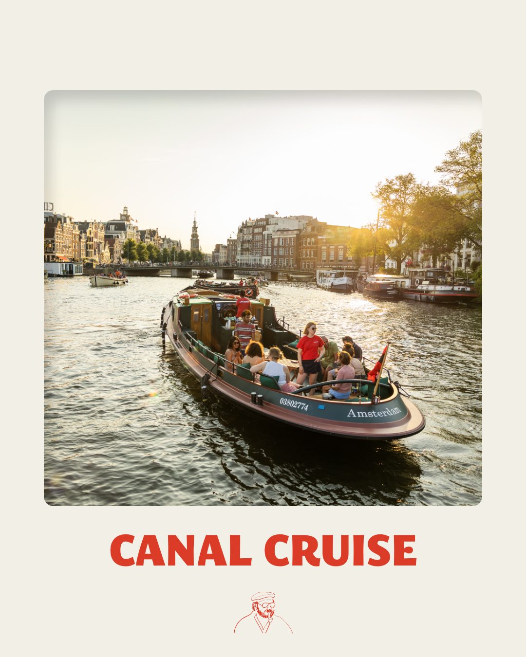 See Amsterdam the easy way - from the water.
