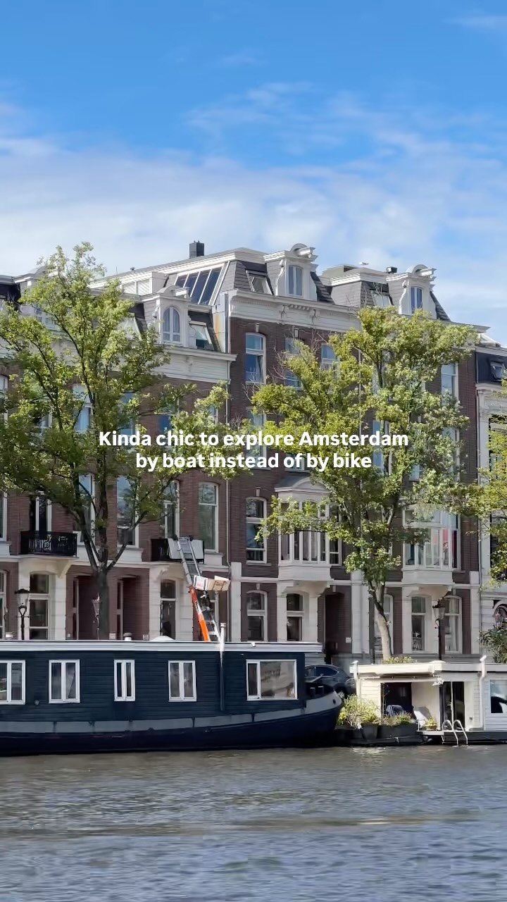 See Amsterdam the easy way - from the water.