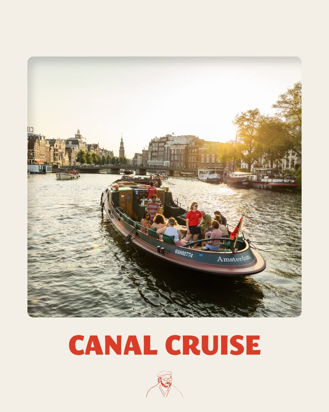 See Amsterdam the easy way - from the water.