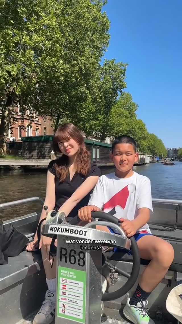 A family afternoon on the water, the Amsterdam way.